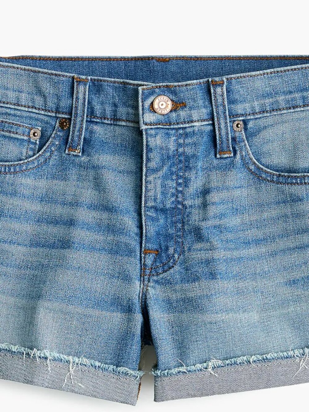 JCrew midrise denim shorts